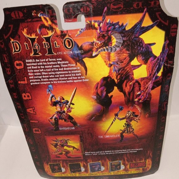 DIABLO 2 Action Figure Collection 2 Diablo Lord of Terror BRAND NEW SEALED - Picture 1 of 4